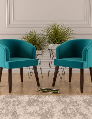 Modflax Velvet Tufted Armchair