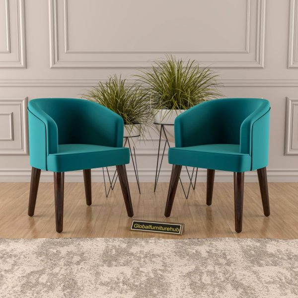 Modflax Velvet Tufted Armchair